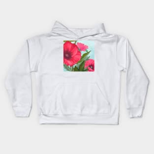 Premium Flower Art pink Kids Hoodie